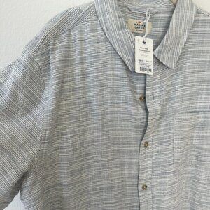 MARINE LAYER Mens Short-Sleeve Button Down (XL)